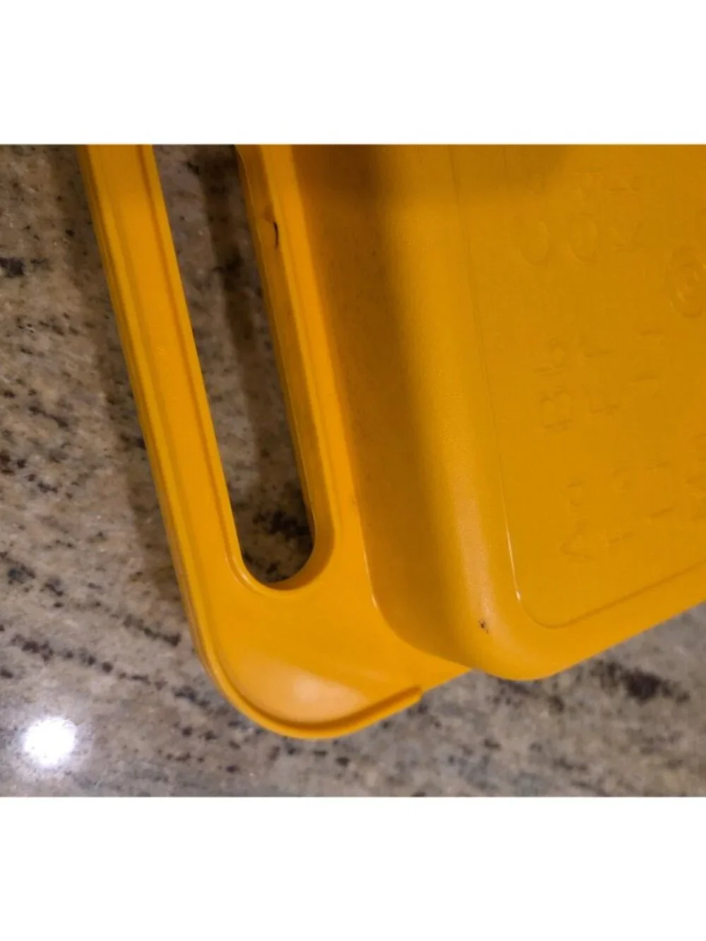 Tupperware stencil case